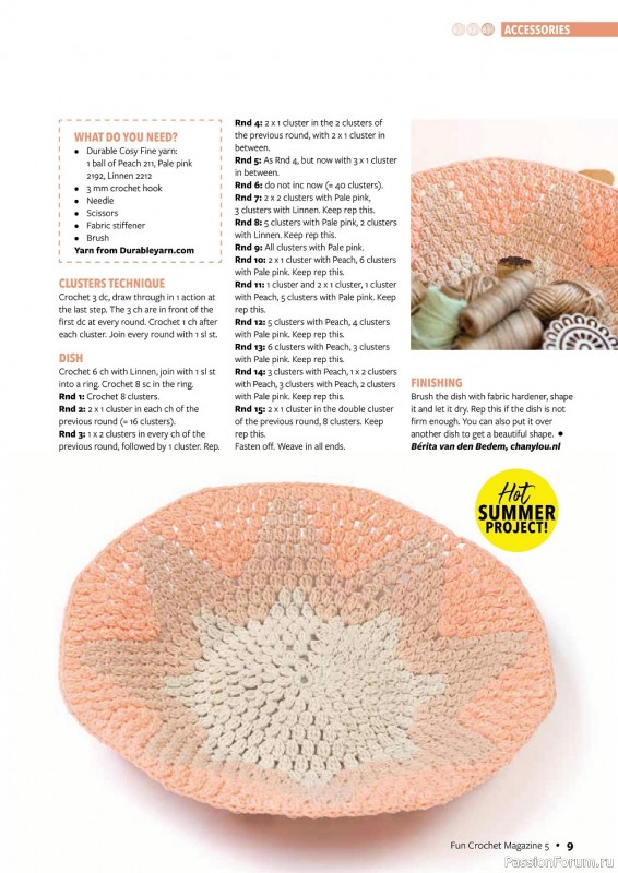 Вязаные проекты крючком в журнале «Fun Crochet №5 2022»