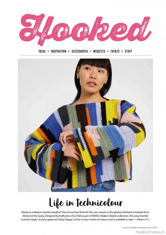 Вязаные проекты крючком в журнале «Simply Crochet №153 2024»