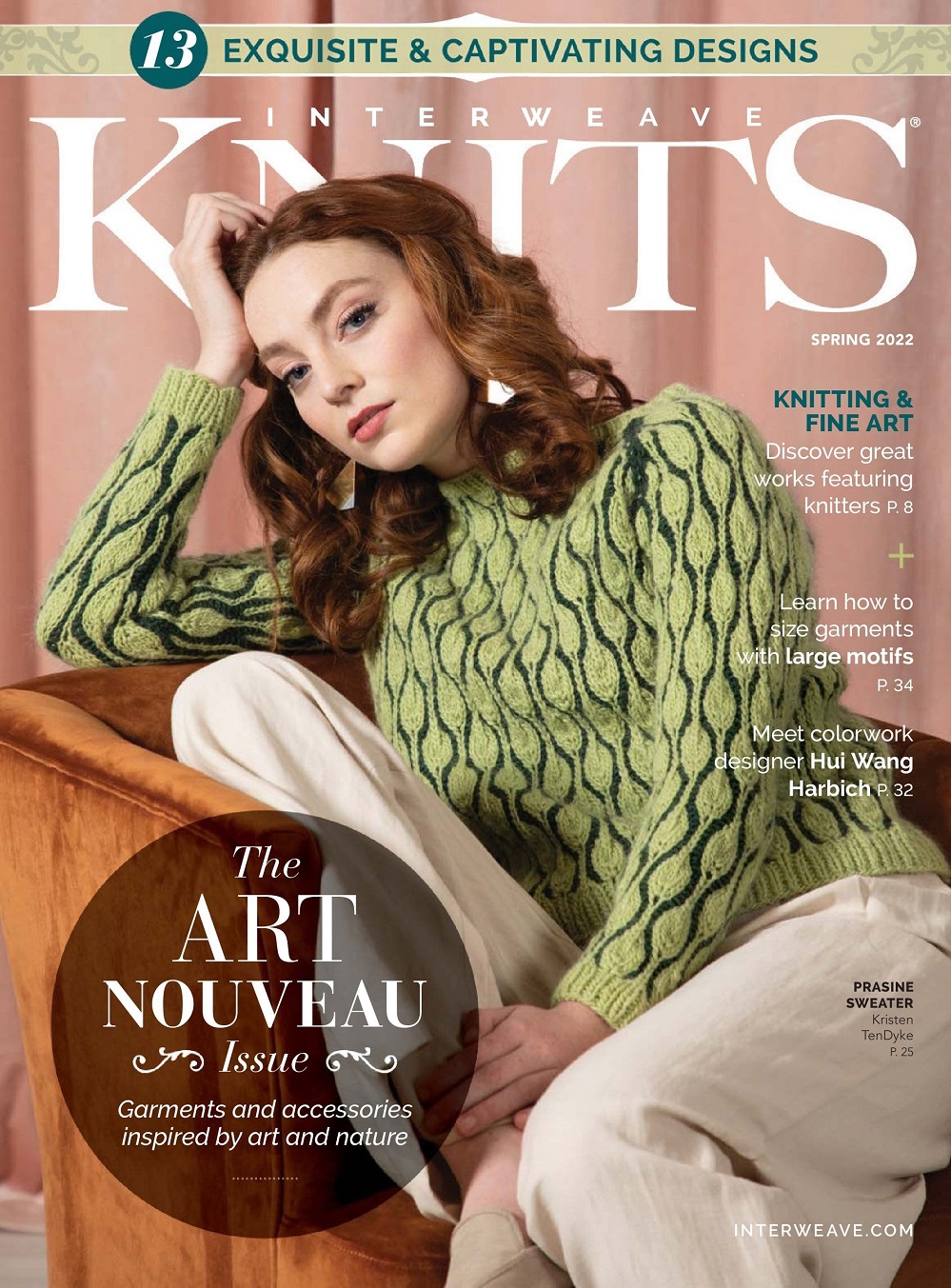 Вязаные модели для весны в журнале &laquo;Interweave Knits - Spring 2022&raquo;