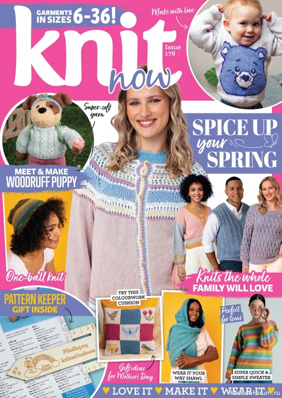 Вязаные проекты в журнале &laquo;Knit Now №178 2025&raquo;