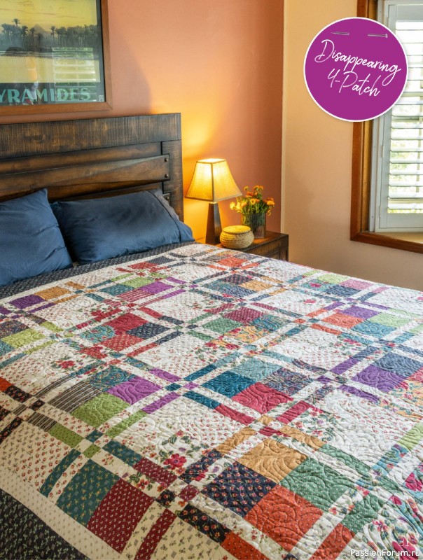 Коллекция проектов для рукодельниц в журнале «Quilters Companion №132 2025»