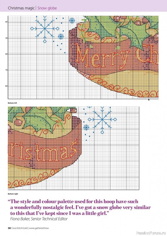 Коллекция вышивки в журнале «Cross Stitch Gold - Christmas Collection 2023»