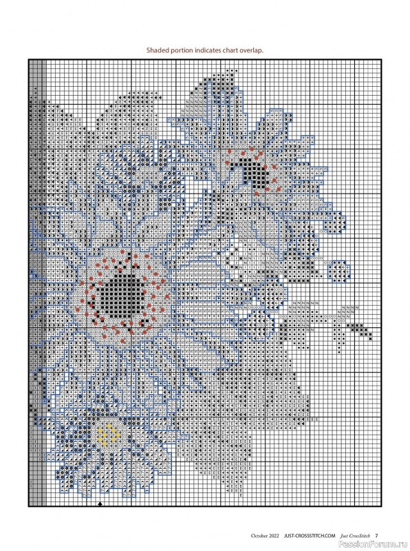 Коллекция вышивки в журнале «Just CrossStitch - October 2022»