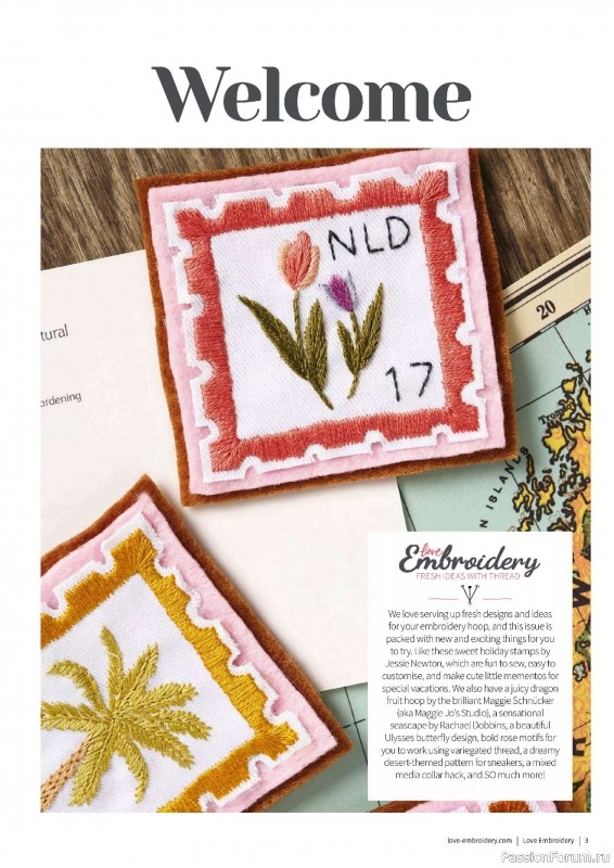Коллекция вышивки в журнале «Love Embroidery №65 2025»