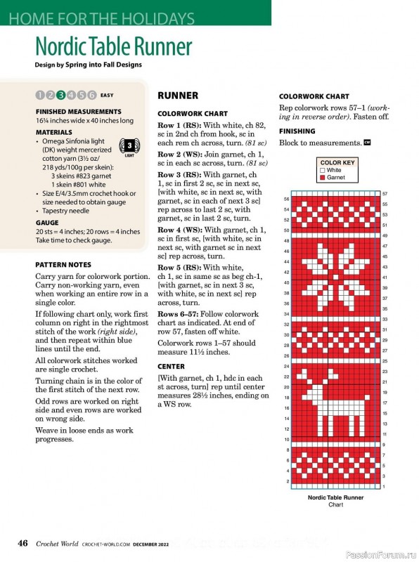 Вязаные проекты крючком в журнале «Crochet World - December 2022»