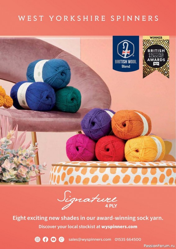 Вязаные проекты крючком в журнале «Inside Crochet №149 2022»