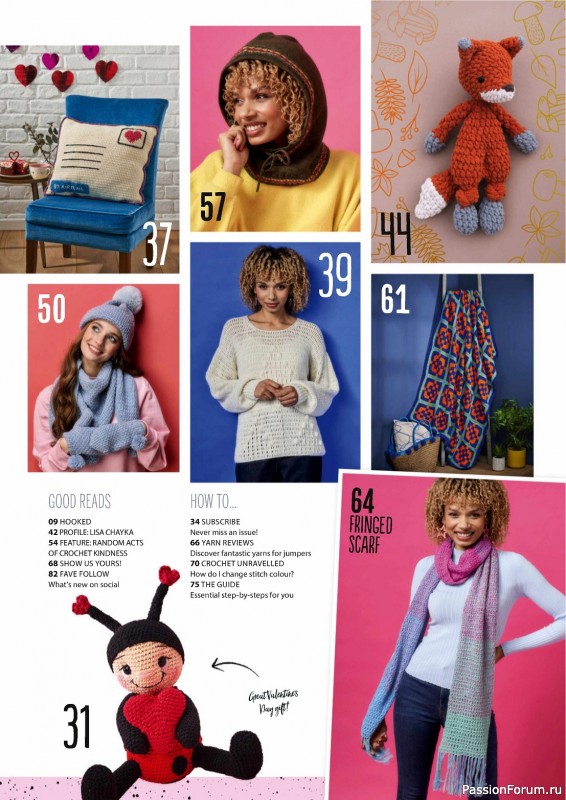 Вязаные проекты крючком в журнале «Simply Crochet №145 2024»