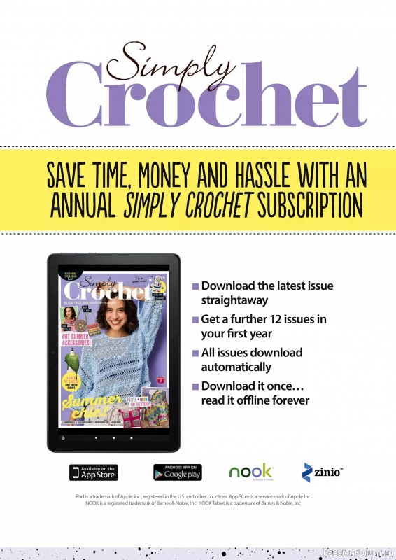 Вязаные проекты крючком в журнале «Simply Crochet №151 2024»