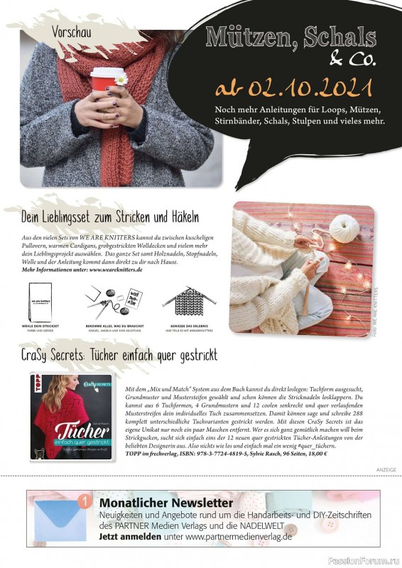Коллекция проектов в журнале «Mutzen, Schals & Co. №7 2021»