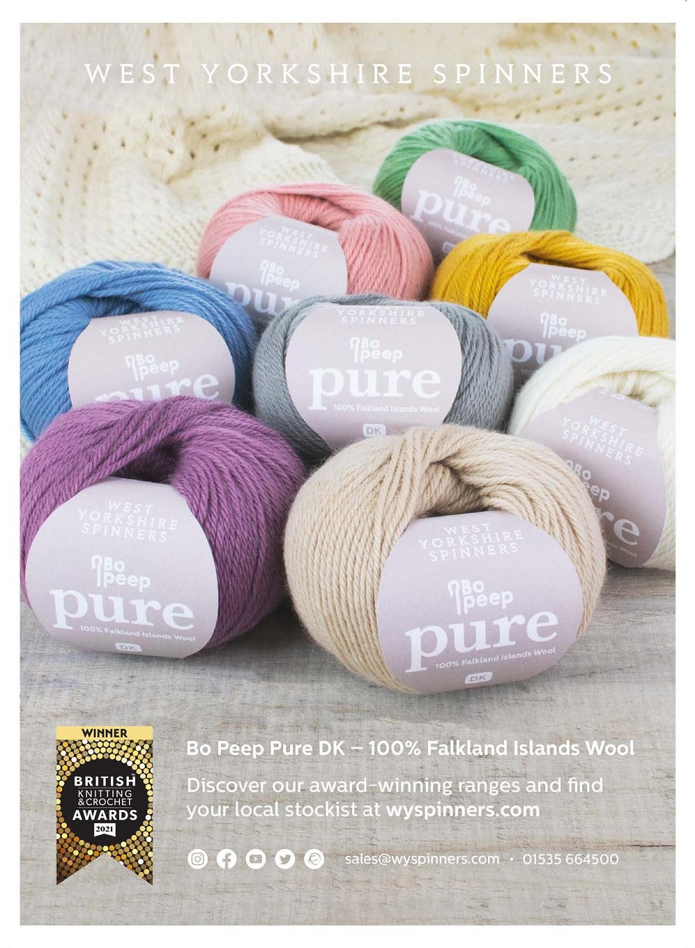 Вязаные модели спицами в журнале &quot;Let&#039;s Knit №181 2022&quot;.