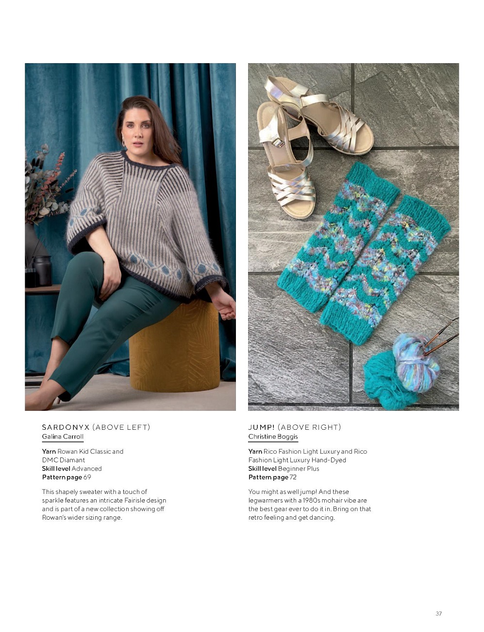 Модные и современные вязаные изделия и узоры в журнале &quot;Knitting&quot; №224 2021