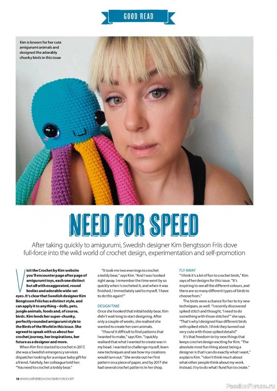 Вязаные проекты крючком в журнале «Simply Crochet №147 2024»