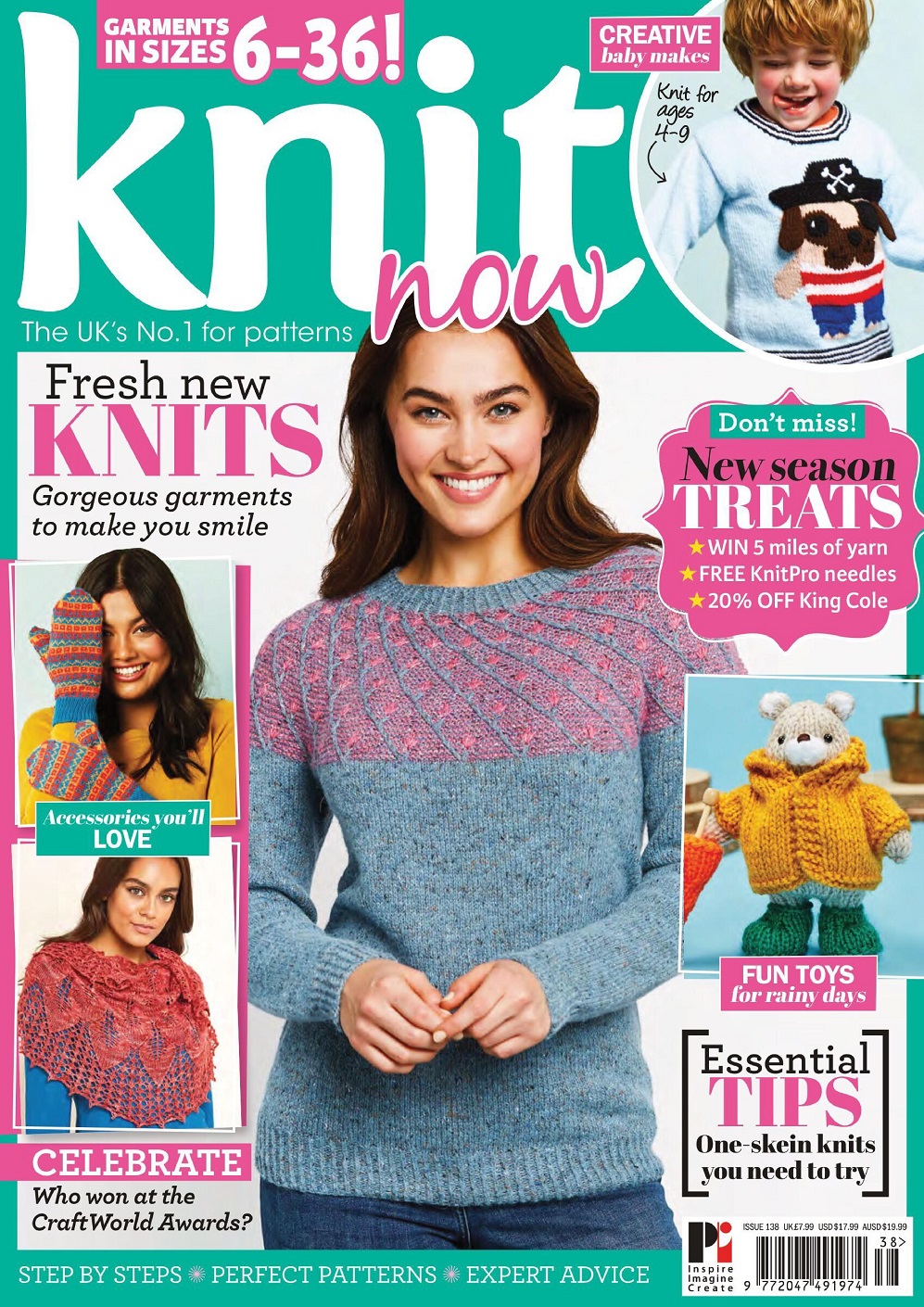Коллекция вязаной одежды в журнале &laquo;Knit Now №138 2022&raquo;