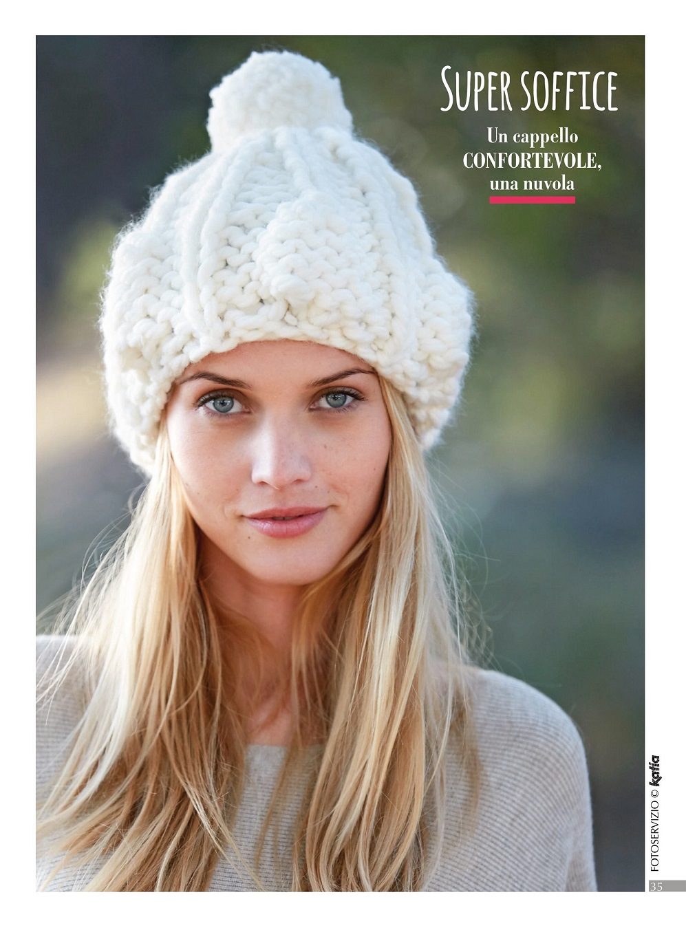 Женские модели спицами для весны и лето. &quot;Piu Maglia Cappelli - Accessori&quot; №3 2021