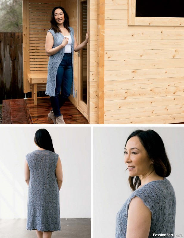 Коллекция кружевных моделей в книге «Knit Lace Patterns»
