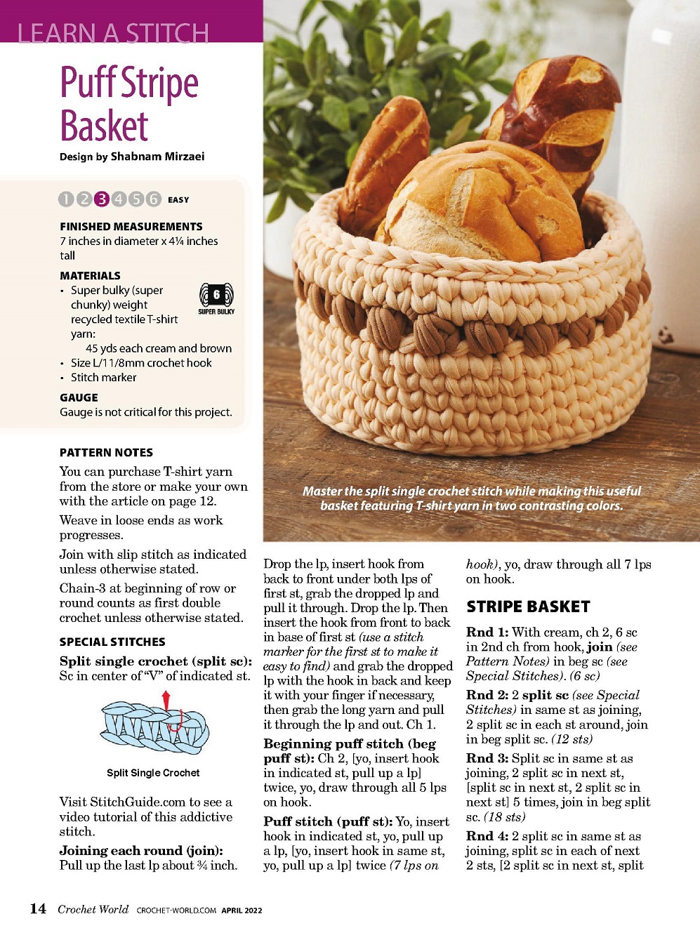 Вязание для всей семьи в журнале «Crochet World – April 2022»