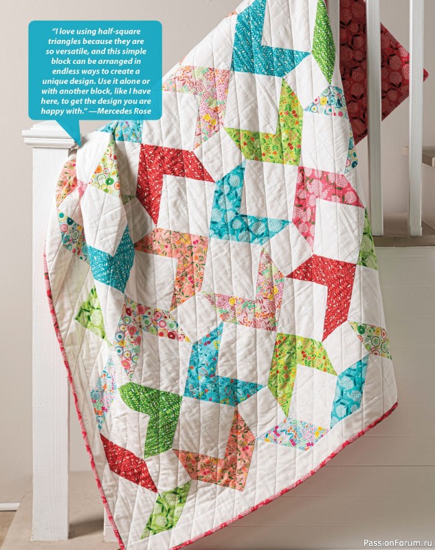 Коллекция проектов для рукодельниц в журнале «Quilter's World Special Edition - Late Spring 2025»