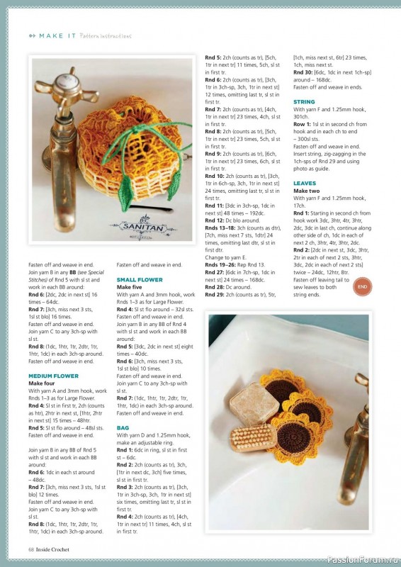 Вязаные проекты крючком в журнале «Inside Crochet №149 2022»