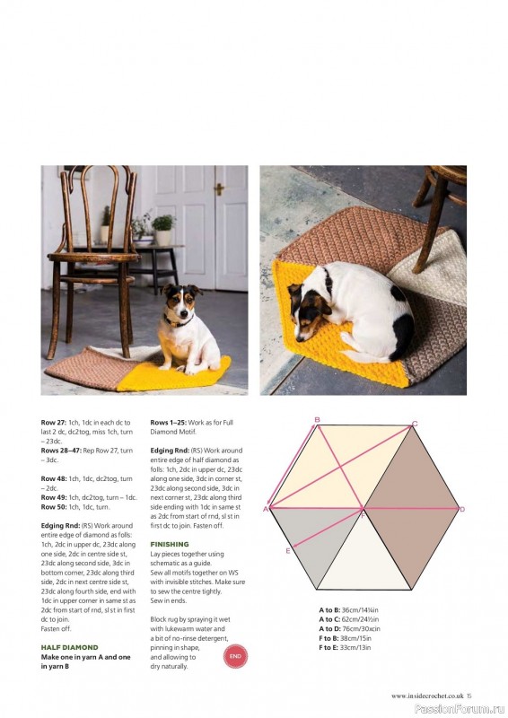 Вязаные проекты крючком в журнале «Inside Crochet №149 2022»