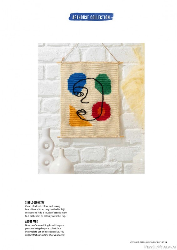 Вязаные проекты крючком в журнале «Simply Crochet №145 2024»