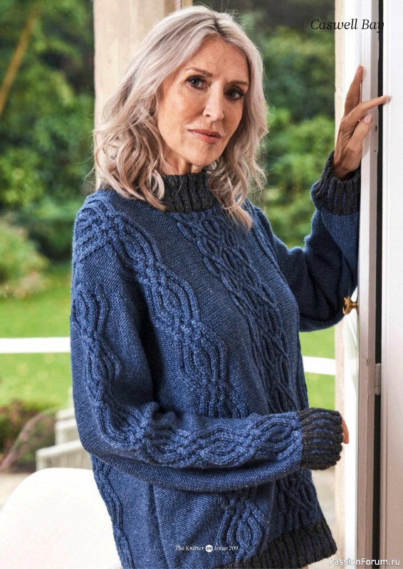 Вязаные проекты спицами в журнале «The Knitter №209 2024»