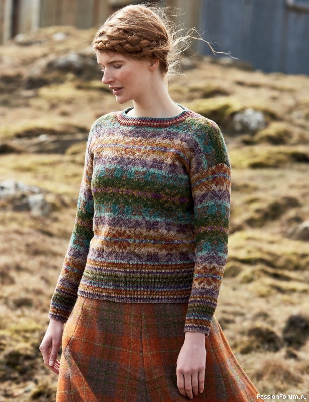 Вязаные проекты в книге «Shetland»