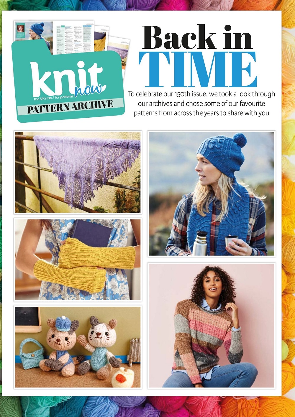 Вязаные проекты спицами в журнале &laquo;Knit Now №150 2023&raquo;