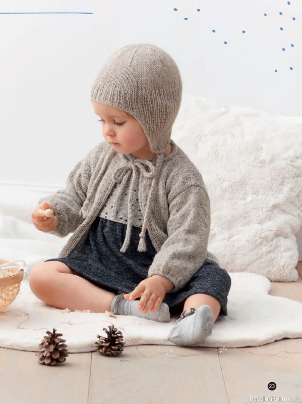 Вязаные модели для детей в журнале «Baby Maschenmode №52 2022»