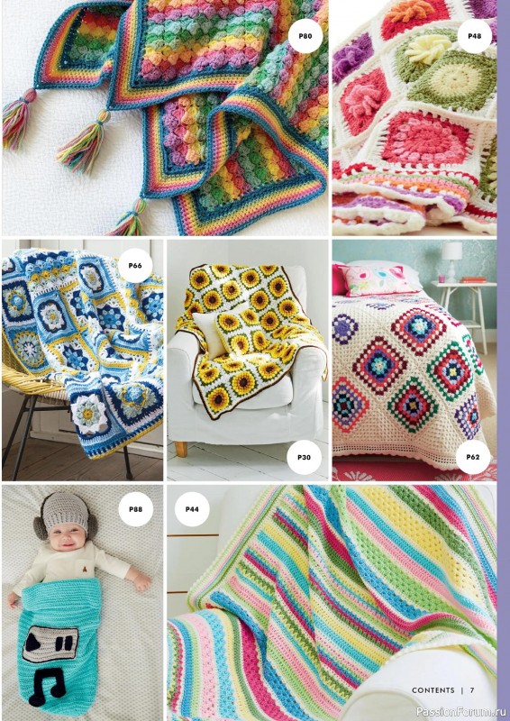 Вязаные проекты крючком в журнале «Create Your Own Crochet Blankets - 2023»
