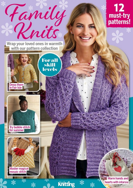 Вязаные проекты крючком в журнале «Simply Knitting №250 2024»