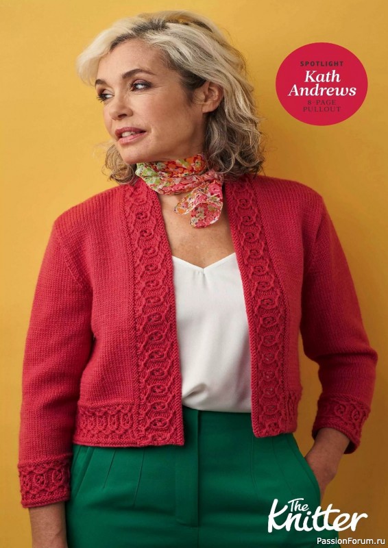 Вязаные проекты спицами в журнале «The Knitter №191 2023»