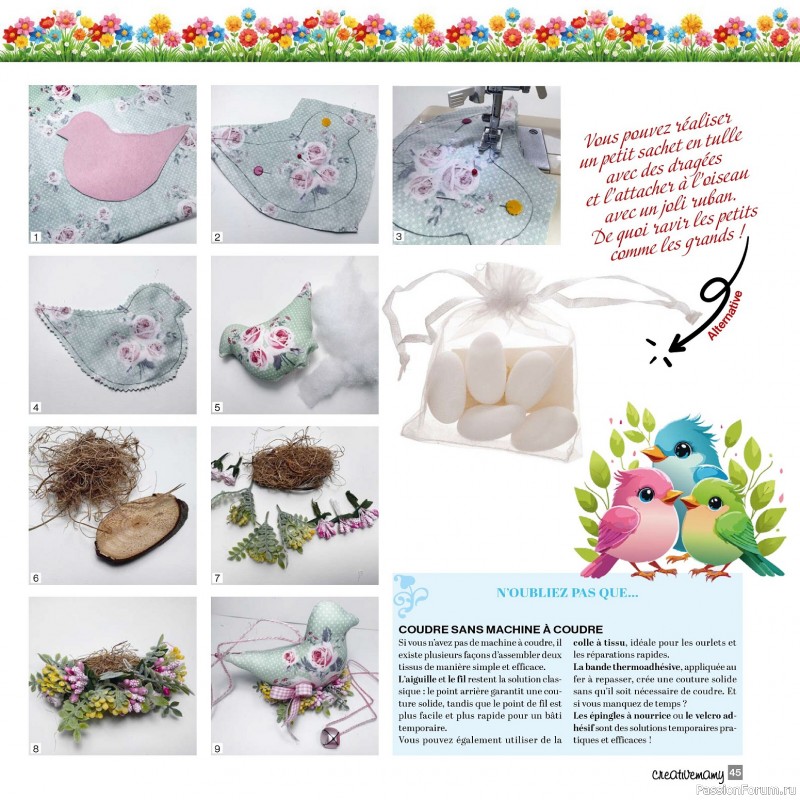 Вязаные проекты в журнале «Creer avec Creative Mamy №13 2025»