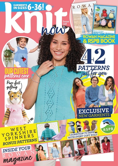Вязаные проекты в журнале &laquo;Knit Now №156 2023&raquo;