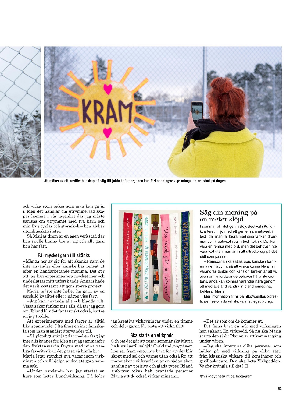 &quot;Stickat &amp; Sant&quot; №1 202 &mdash; шведский журнал по вязанию и рукоделию