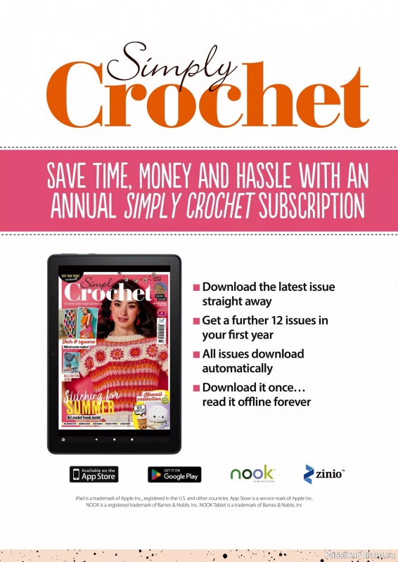 Вязаные проекты крючком в журнале «Simply Crochet №164 2025»