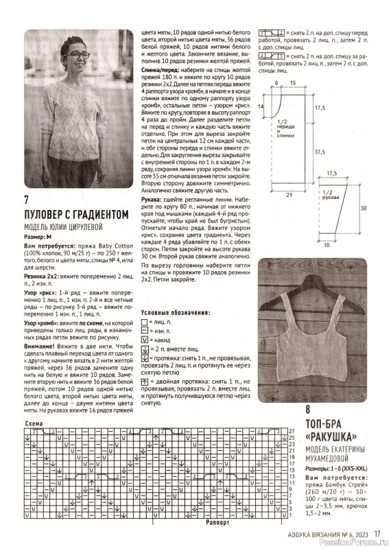 Авторские проекты в журнале «Азбука вязания №6 2023»