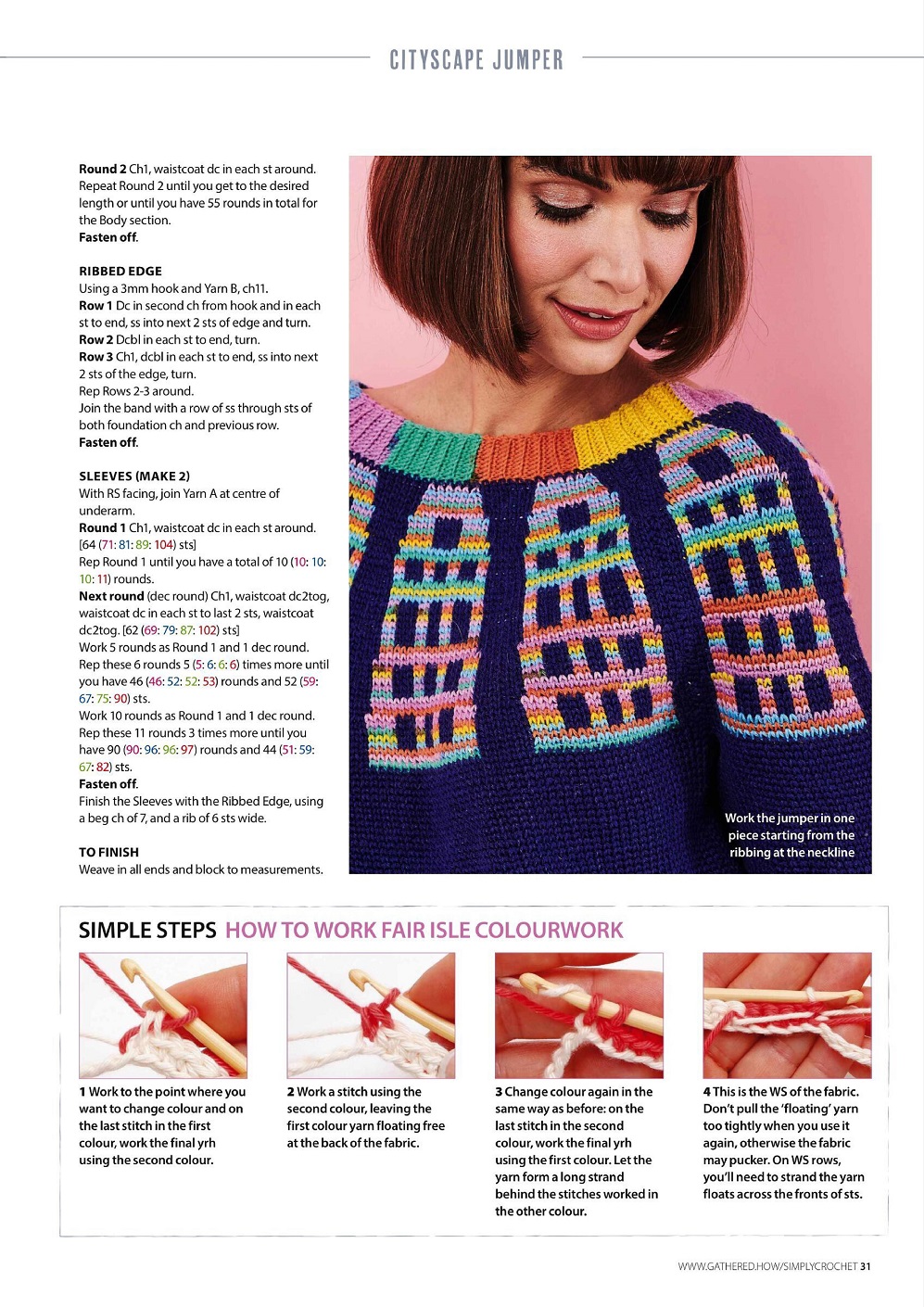 Вязаные модели для всей семьи в журнале "Simply Crochet №118 2022"