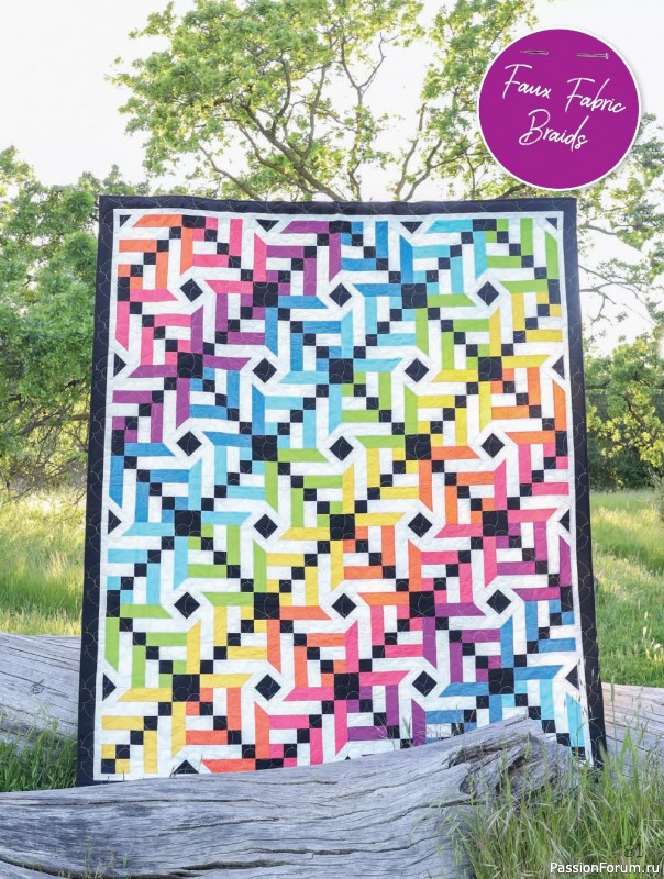 Коллекция проектов для рукодельниц в журнале «Quilters Companion №133 2025»