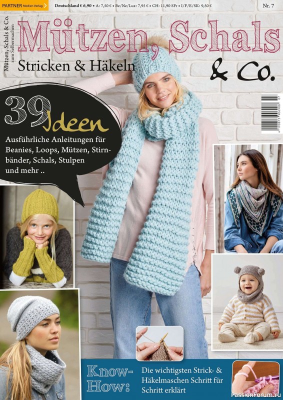 Коллекция проектов в журнале «Mutzen, Schals & Co. №7 2021»