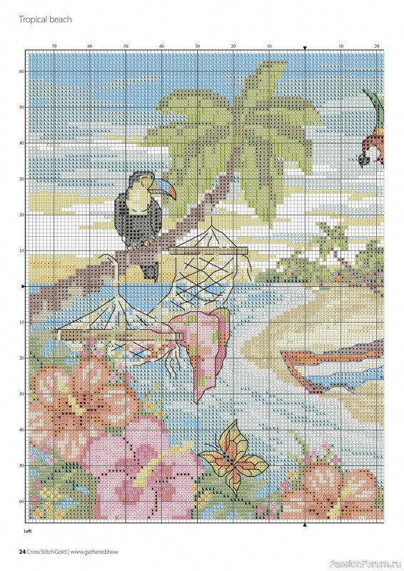 Коллекция вышивки в журнале «Cross Stitch Gold - Scenery Collection 2022»
