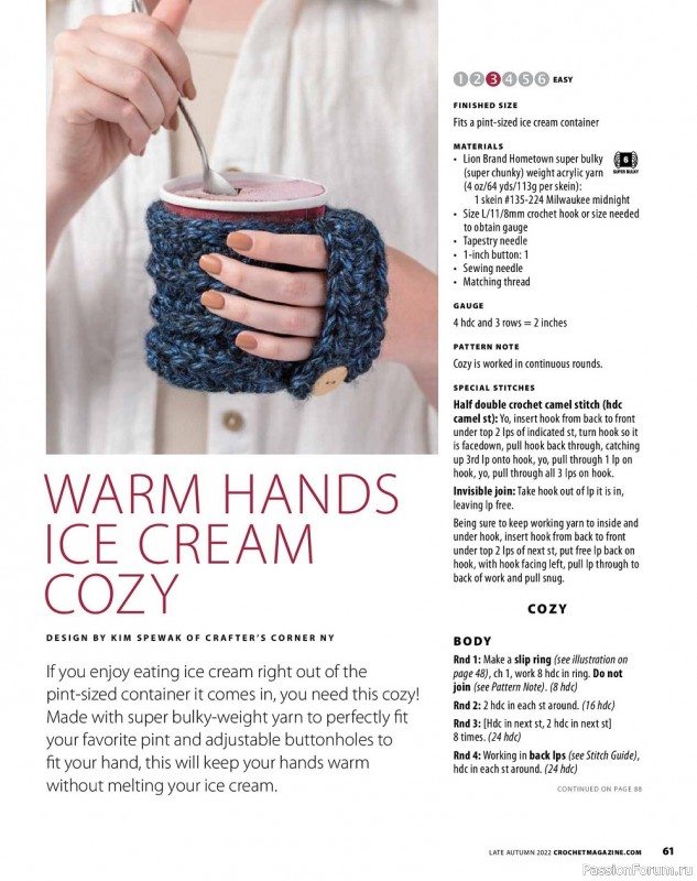 Вязаные проекты крючком в журнале «Crochet! - Late Autumn 2022»