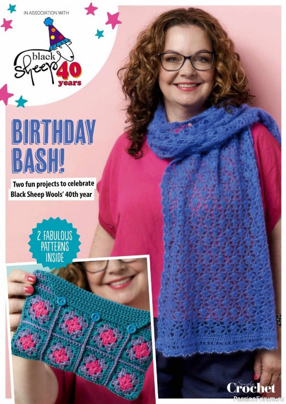 Вязаные проекты крючком в журнале «Simply Crochet №140 2023»