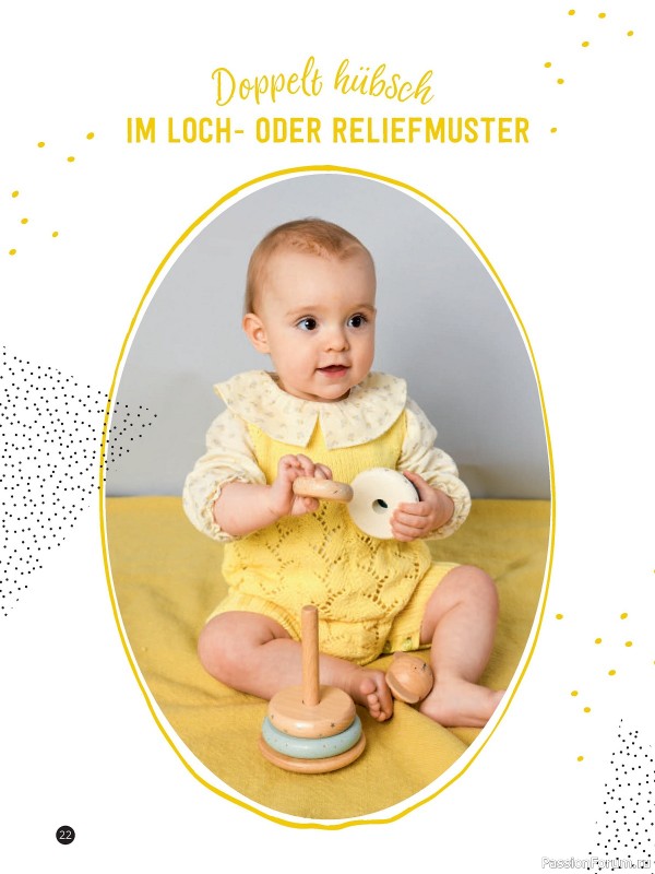 Вязаные модели для детей в журнале «Baby Maschenmode №61 2024»