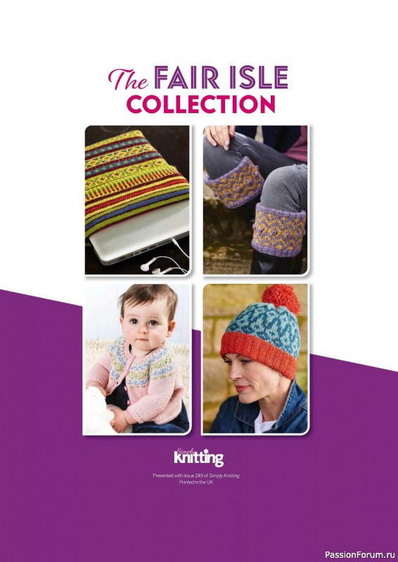 Вязаные проекты крючком в журнале «Simply Knitting №249 2024»