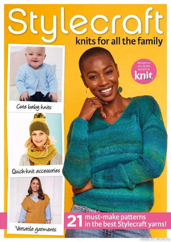 Вязаные проекты спицами в журнале «Knit Now №157 2023»