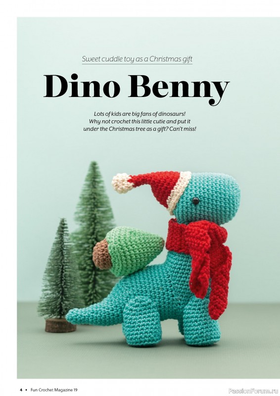 Вязаные проекты в журнале «Fun Crochet Magazine №19 2024»