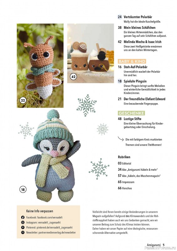 Вязаные проекты в журнале «Hakeln Best of Amigurumi №18 2024»