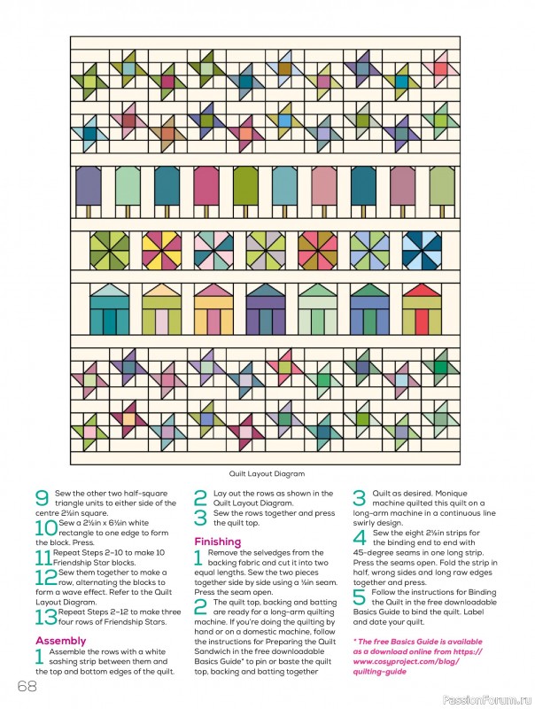 Коллекция проектов для рукодельниц в журнале «Quilters Companion №132 2025»