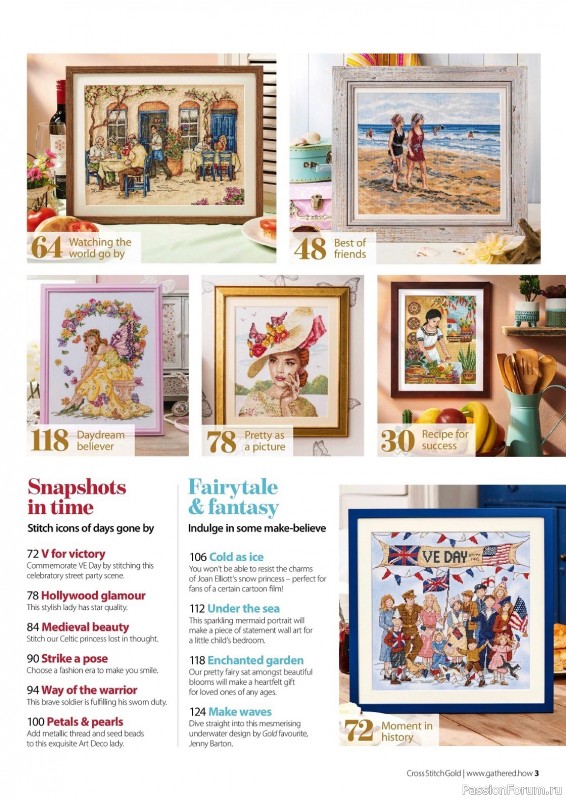 Коллекция вышивки в журнале «Cross Stitch Gold - Figures Collection 2023»