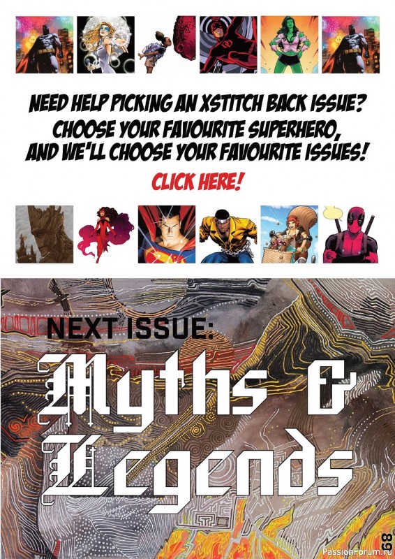 Коллекция вышивки в журнале «XStitch Magazine №22 2022»